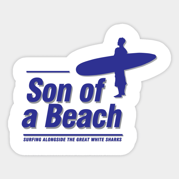 Son of a Beach Sticker by maswid